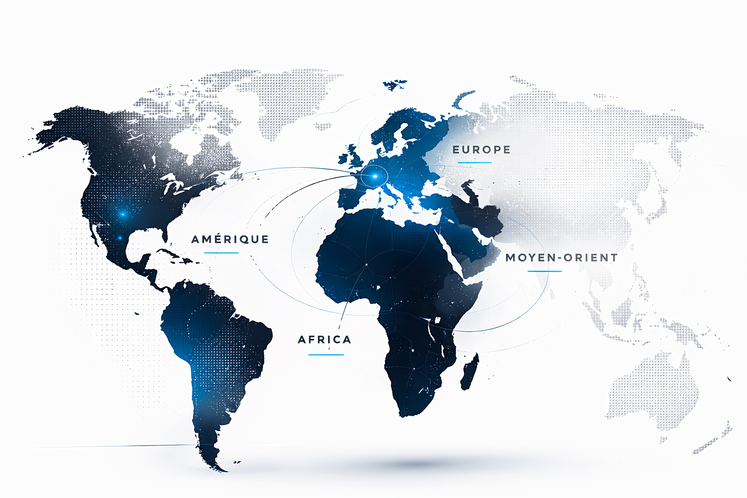 World map showing Vortex served regions